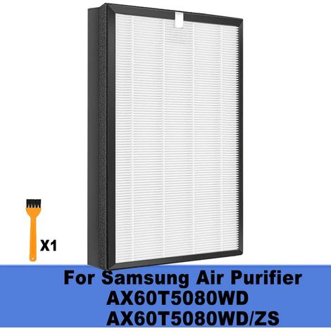 (1 jeu) Filtre à charbon HEPA de rechange compatible avec le purificateur d'air Samsung AX60T5080WD/ZS (1/4)