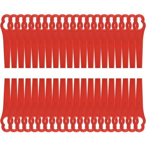 Lame Coupe Bordure Lames en Plastique de Rechange 8,3cm pour Jardin et Pelouse Coupe Bordures Grass Trimmer (120 Pcs) (1/5)