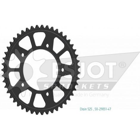 Couronne Acier - 525 - 47 Dents - Made in Germany