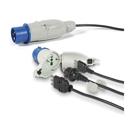 CONVERTISPINA SPINA BLU16A+SCHUKO FME  2P+T 16A IP44