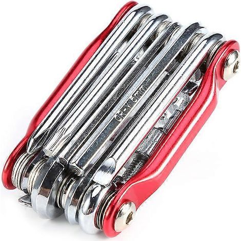 Outil de réparation de vélo multifonctionnel pliable de poche 11 en 1 (2024)