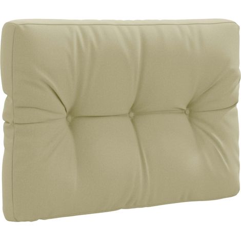 Coussin de dossier pour palette extérieur et intérieur polyester vert clair 70 x 40 x 12 cm (1/5)