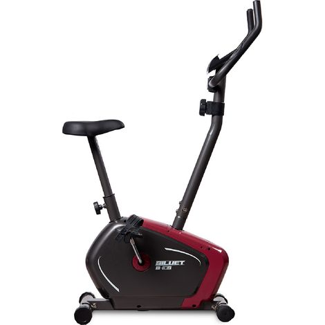 Bicicleta Estática Siluet B0003S 86x44,5x140cm Volante Inercia 5 kg 7 Funciones y Pantalla LCD Ruedas Soporte Tablet Móvil (1/5)