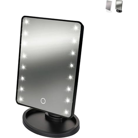 Miroir maquillage de table avec éclairage LED réglable Hollywood
