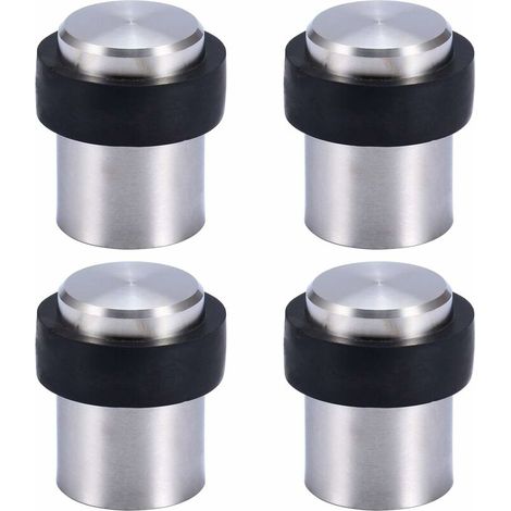 4,6 cm Boden-Türstopper aus Edelstahl, Türstopper, (4 Stück)