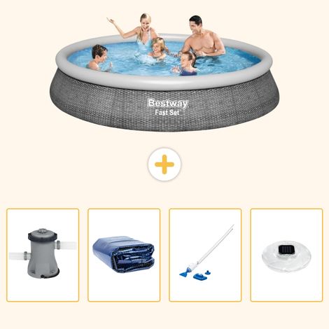 Bestway Bestway Fast Set Ronde - 396x84 cm - 5-pièces S204 (1/5)