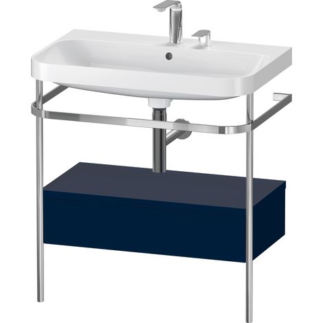 Duravit Happy D.2 Plus c-shaped Set mit Metallkonsole und