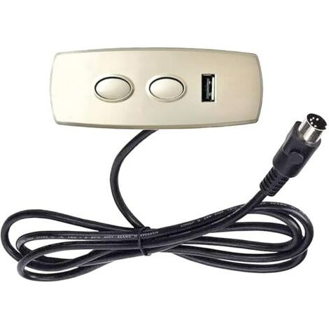 Contrôleur inclinable pour Fauteuil inclinable électrique Ascenseur Électrique Canapé Chaise de Loisirs 2 Boutons Commande 1 Moteur (avec Chargeur USB 5V 2A) (1/5)