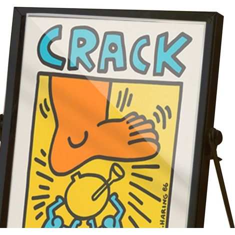 Cadre photo décoratif en acrylique 14,5x19,5 cm, motif cartoon, imperméable, haute transparence, ornement acrylique CBS996B, bordure métal noir (1/4)