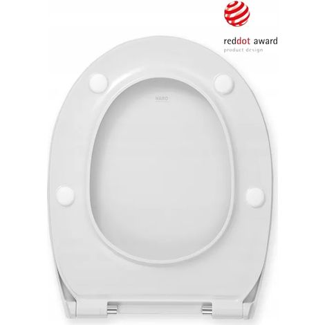 Les rois des sièges de toilettes Abattant WC Nova Pro Oval - Duroplast - Antibactérien - Soft-Close (1/3)