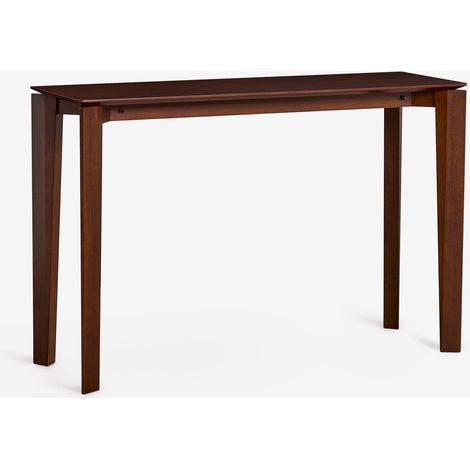 Console d'entrée rectangulaire 120x40 cm en MDF avec placage en noyer du Tanzania SKLUM (1/5)