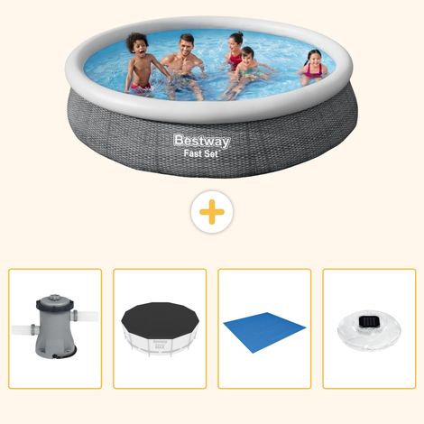 Bestway Bestway Fast Set Ronde - 366x76 cm - 5-pièces S248 (1/5)