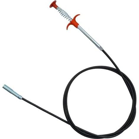 1 Pièce Furet Deboucheur Canalisation 200 cm,Furet Plomberie Débouche Toilette Pinces à Griffes Flexibles,Debouchage Cheveux Douche Pince Sonde de Debouchage Griffe Nettoyage - (1/5)