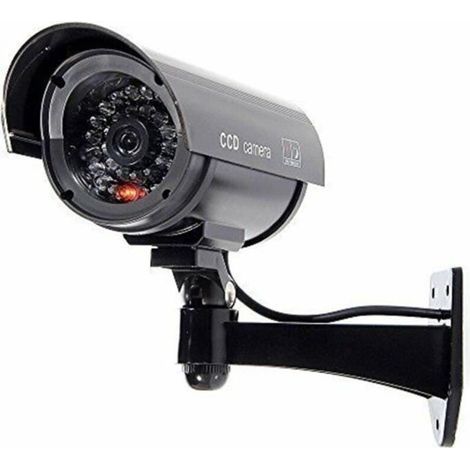 pair Vvikizy caméra de surveillance de sécurité Caméra factice CCTV Sécurité Surveillance Cam Simulation Rouge IR LED Simulation (1/4)