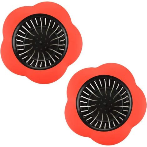 2Pcs Crépine D'évier De Cuisine Filtre En Plastique Aucun Blocage Filtre D'évier Nettoyage Facile Panier De Filtre Pour Drain D'évier Passoires Créatives Organisateurs Sous évier (1/5)