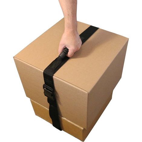 Bandoulière avec crochet et poignée pour faciliter le levage. Déplacez, soulevez, transportez et sécurisez les charges lourdes.