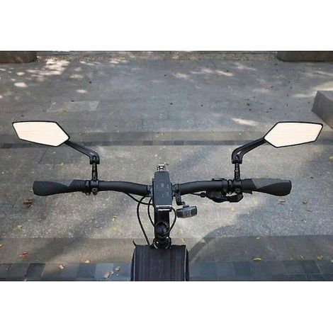 Specchietto retrovisore per moto, specchietto retrovisore per bicicletta, specchietto retrovisore grandangolare trasparente, maniglia regolabile, specchietto retrovisore sinistro e destro, specchietto (1/5)