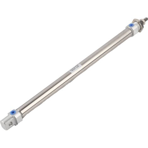 Vérin pneumatique miniature MI20x300, tige en acier inoxydable, alésage 20mm, mouvement alternatif, équipement industriel à piston pneumatique. (1/5)