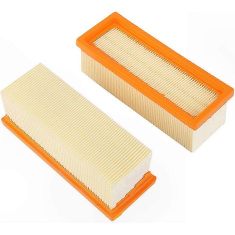 Lot de 2 Filtres HEPA pour Aspirateurs Eau et Poussière Multi-Modèles, Compatibles avec Nettoyeurs Série SE 6.414-498.0 (1/5)