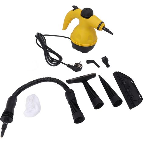 Nettoyeur vapeur portatif sous pression multi-surfaces pour le nettoyage des éviers, plaques de cuisson, salles de bains, sols, fenêtres et miroirs. 220-240 V (UE)