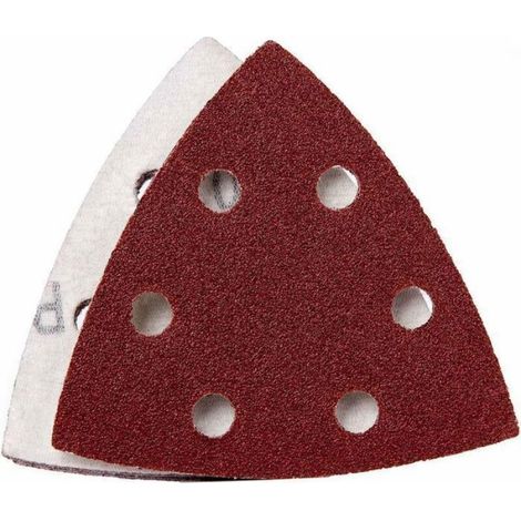 Triangles De Ponçage - 90x90x90 mm - 6 Trous - Grains 40 60 80 120 180 240 - Pack 120 Pièces (1/4)