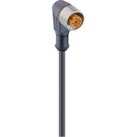 Connecteur confectionné pour capteurs/actionneurs M12 Lumberg Automation RKWT 4-225/5 M 11442-1 femelle, coudé 5.00 m Nombre de pôles: 4 1 pc(s) D29181 (1/2)
