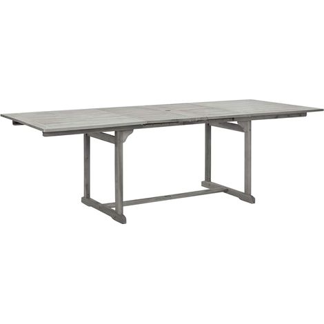Maison Exclusive - Garten-Esstisch (160-240)x100x75 cm Massivholz