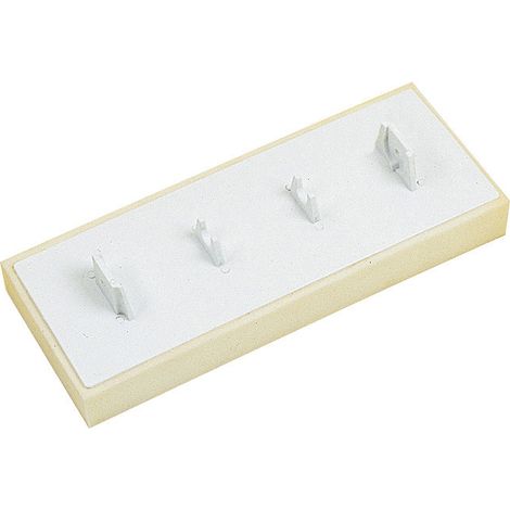 Plateau de rechange pour platoir à nettoyer à manche réf. 152540 – Plastique avec semelle mousse polyester blanche 40 mm