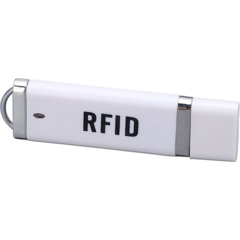 Lecteur RFID portable 125 kHz, 5 V, 100 mA, format clé USB, compatible Windows et Android. (1/5)