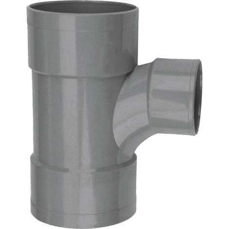 Wavin Codo PVC-U Gris 110 mm Ángulo 87°30