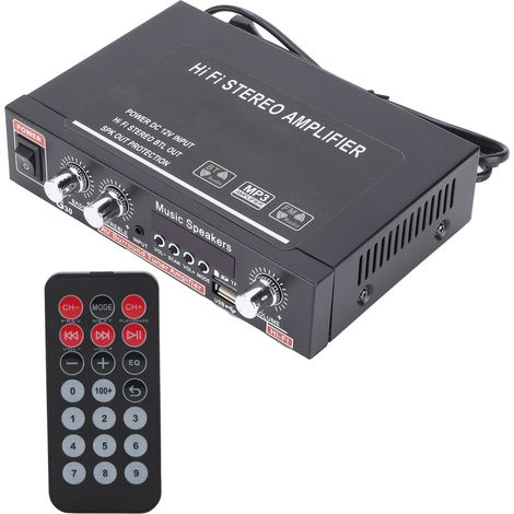 Amplificateur de puissance Mini Bluetooth Intelligent Digital avec télécommande (1/5)