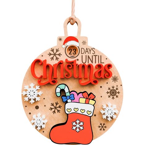 Décoration Arbre De Noël - Décoration Ronde En Acrylique - Pour Intérieur Maison Jardin Arbre De Noël - Lot De 1 (1/5)