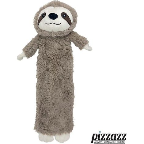 Bouillotte longue Warmies pour enfants avec housse amovible en peluche 3D - Couleur : Paresseux