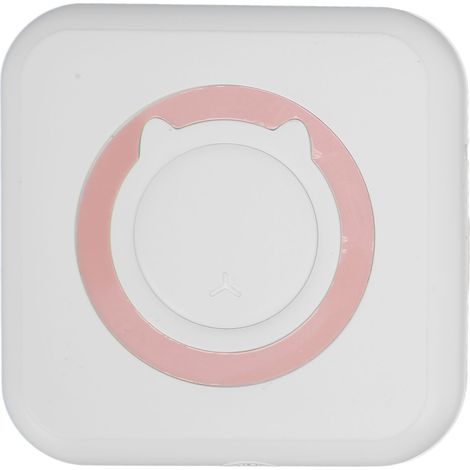 Mini imprimante thermique de poche Bluetooth sans encre, idéale pour les étiquettes de photos erronées, les notes d'étude et les listes de tâches (rose). (1/5)