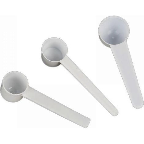 Lot de 10 cuillères doseuses de 10 ml pour masque facial de médecine traditionnelle chinoise, cuillère doseuse pour lait en poudre, cuillère doseuse de 10 g (1/5)