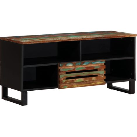 TV-Schrank 100x34x46 cm Massivholz Akazie