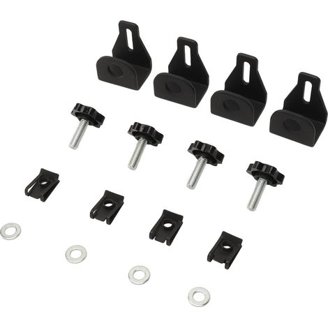 16PCS Serrures de Sacoches Vis de Montage Kit Anti-Vol Boulons et Écrous pour Modèles Touring FLT FLHT FLHTCU FLHRC (1/5)