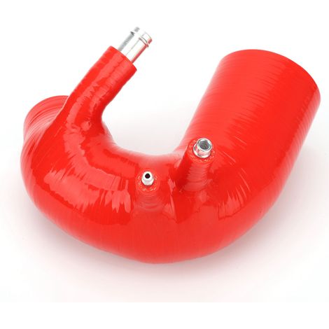 Roter Silikon-Ansaugschlauch für Fiat Abarth 500, 595, 695 1.4 TurboJet (2008–2023), flexibler Ersatzschlauch, Hochleistungs-Turboschlauch, 4-teilig (1/5)