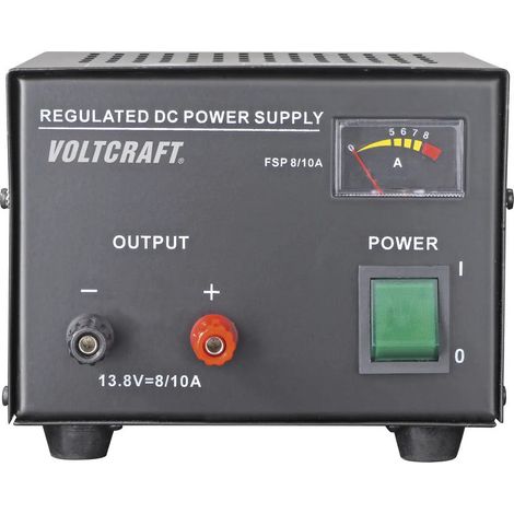 [NEUWERTIG] B-Ware VOLTCRAFT FSP-1138 Labornetzgerät 110W 13.8V 8A linear geregelt 4mm Buchsen (1/2)