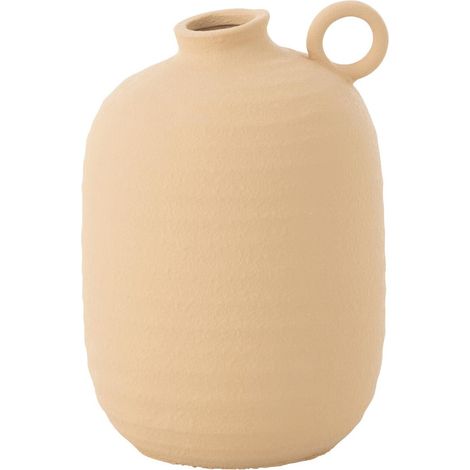 Vase Étroit en Argile "Cassia" 27cm Beige (1/4)