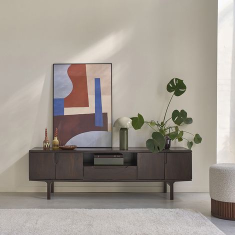 Meuble tv en manguier massif 180 cm (1/5)