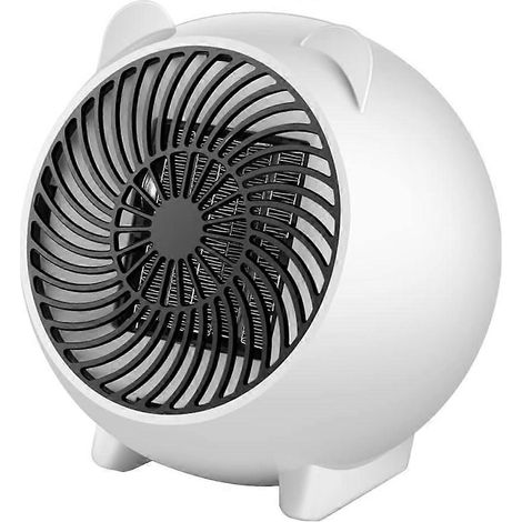 Petit chauffage d'appoint pour la maison, chauffage électrique silencieux en céramique PTC, chauffage électrique en céramique pour une chaleur douce (1/4)