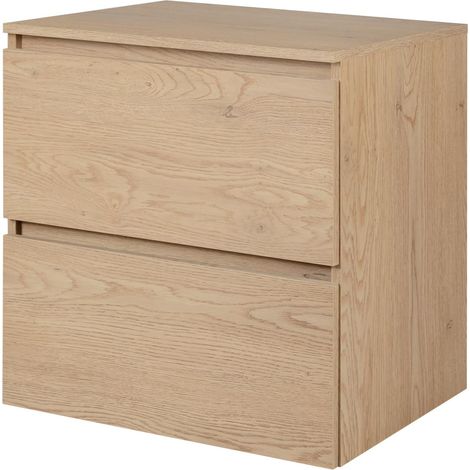 Mobile da bagno 60 cm + TOP, Colore: Rovere Chiaro, 60 x 46 x 60,7 cm (1/5)