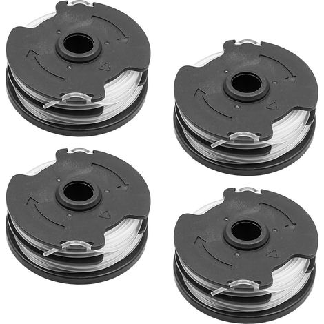 Lot de 4 bobines débroussailleuse et Ligne Rechange Compatible avec Les Coupe-Bordures Parkside PRT 550 A1 B2 C3 - (1/5)