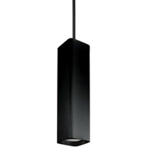 Suspension moderne gea led gso100 gu10 led en aluminium noir