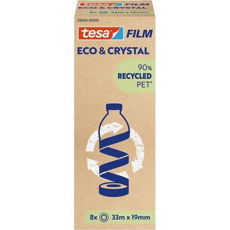 Nastro Adesivo Trasparente Tesa Eco & Crystal 33m x 19mm (1/5)