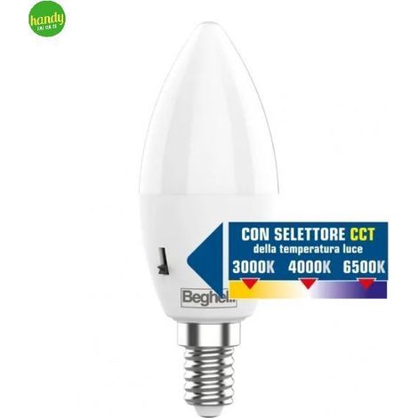 Lampadina oliva LED Saving Beghelli 7W CCT E14 (1/2)
