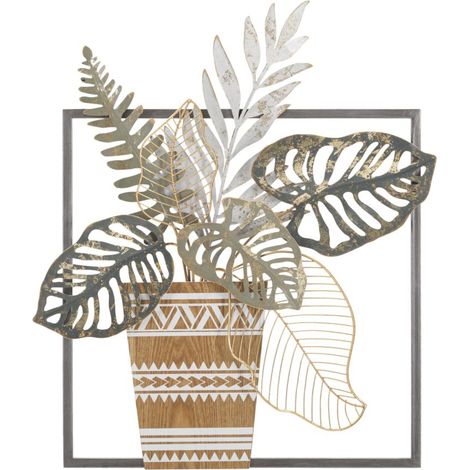 Panneau mural en fer Vaso Cm 54X6,4X62,9 (1/5)
