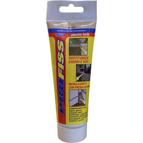 Profiss adesivo a base acrilica con presa iniziale forte avorio ml 80