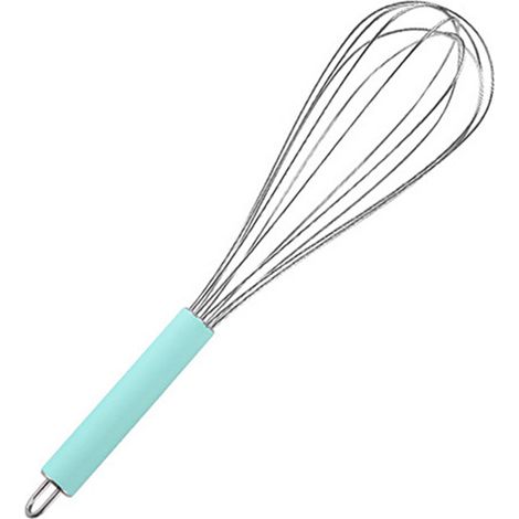 Fouet Ballon - Acier Inoxydable 430 - Manche Silicone Antidérapant - 30 Cm - Cuisine Maison Pâtisserie - 1 Pièce (1/5)